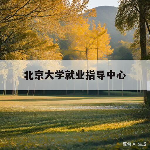 北京大学就业指导中心(北京大学就业指导中心 北大光华管理学院招聘宣讲)