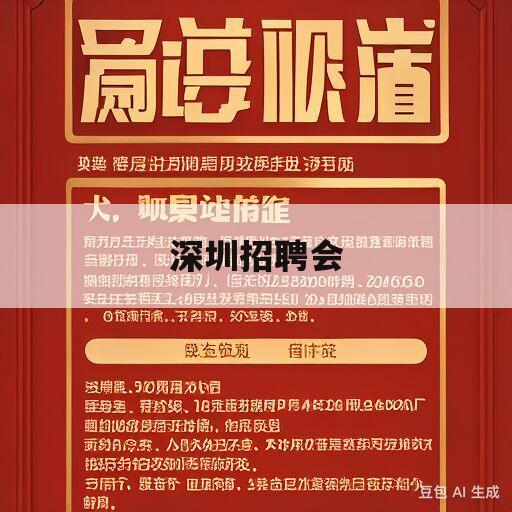 深圳招聘会(深圳招聘会2023时间表最新)