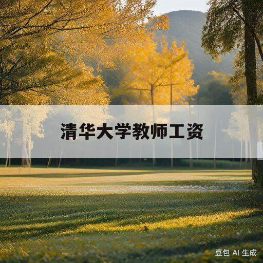 清华大学教师工资(清华大学教师工资待遇)