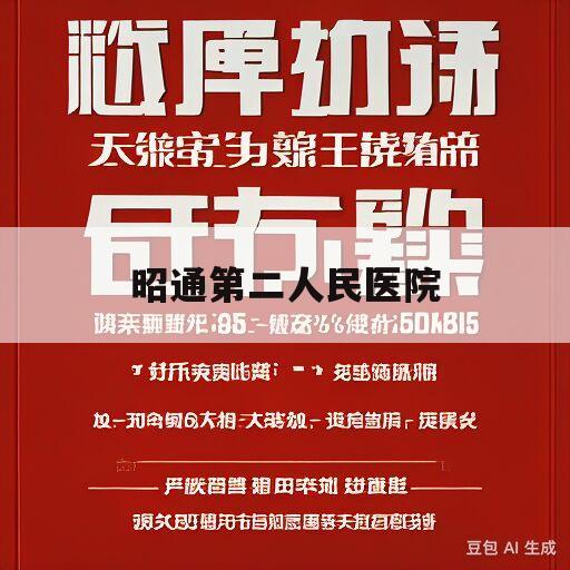 昭通第二人民医院(昭通第二人民医院的地址在哪里啊)